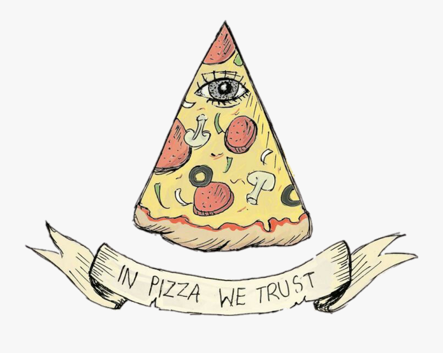 Pizza We Trust, Transparent Clipart