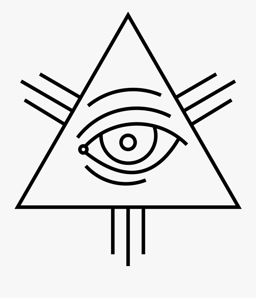 Transparent Illuminati Transparent Png - Eye Of Providence Flag, Transparent Clipart