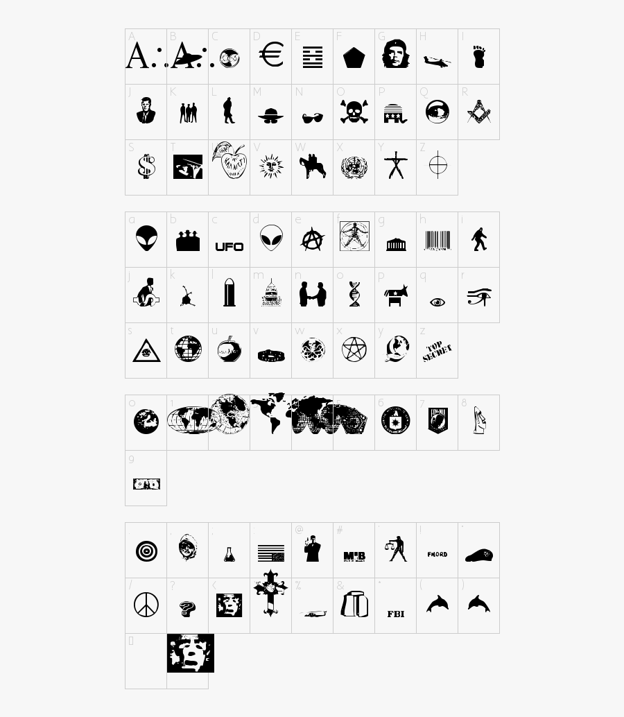Clip Art Illuminati Font - Illustration, Transparent Clipart