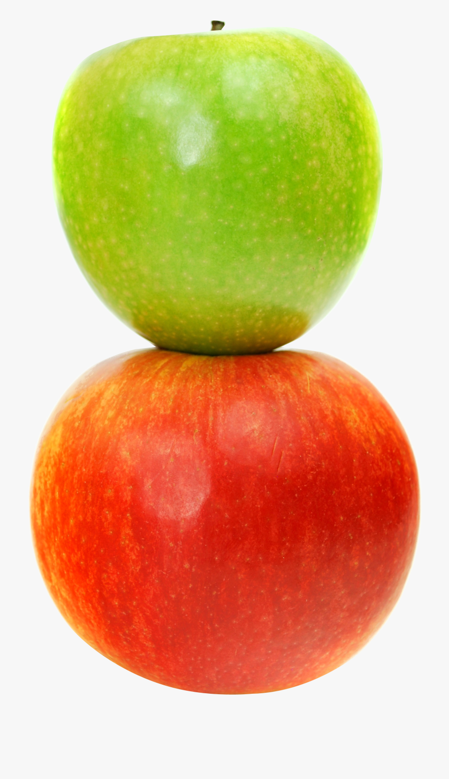 Transparent Apples In A Basket Clipart - Double Apple Png, Transparent Clipart