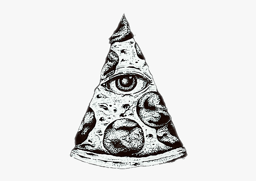 #illuminati 🖤 #pizza 💦 - Artistshot, Transparent Clipart