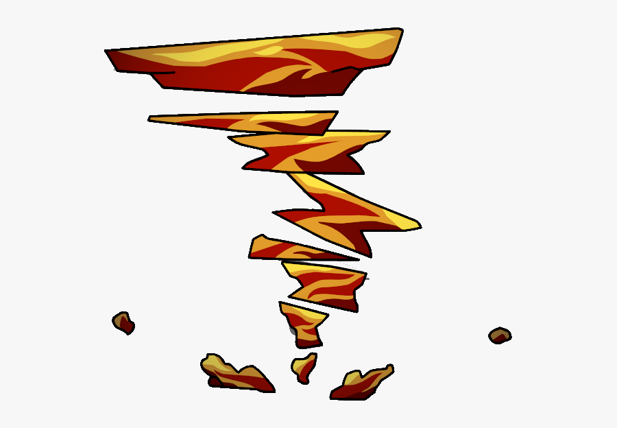 Lightning Clipart Tornado - Fire Tornado Clipart, Transparent Clipart