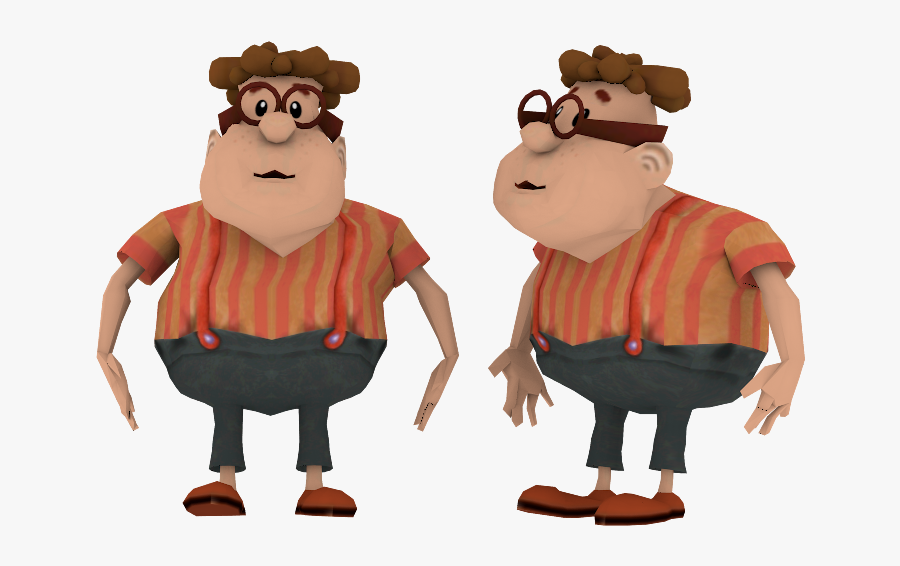 Nickelodeon Toon Twister D - Carl Wheezer 3d Model, Transparent Clipart