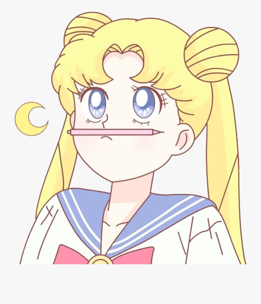 Anime Girl Pencil Cute, Transparent Clipart