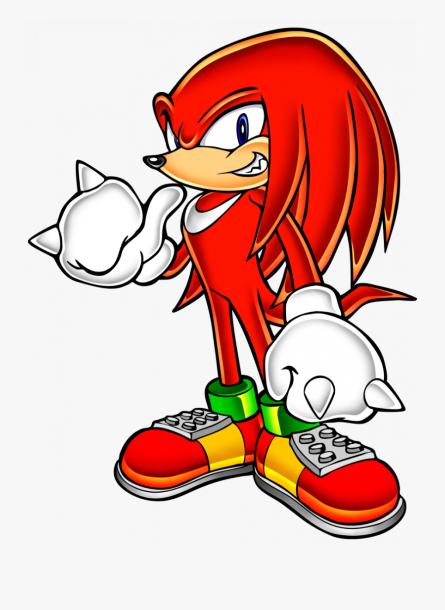 Knuckles The Echidna Exe, Transparent Clipart