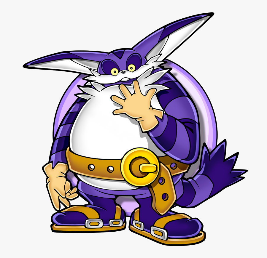 Sonic The Hedgehog Series - Big The Cat Sonic, Transparent Clipart