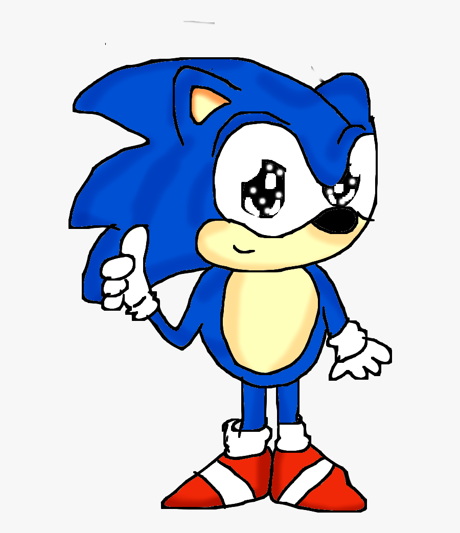 Sonic - Cartoon, Transparent Clipart