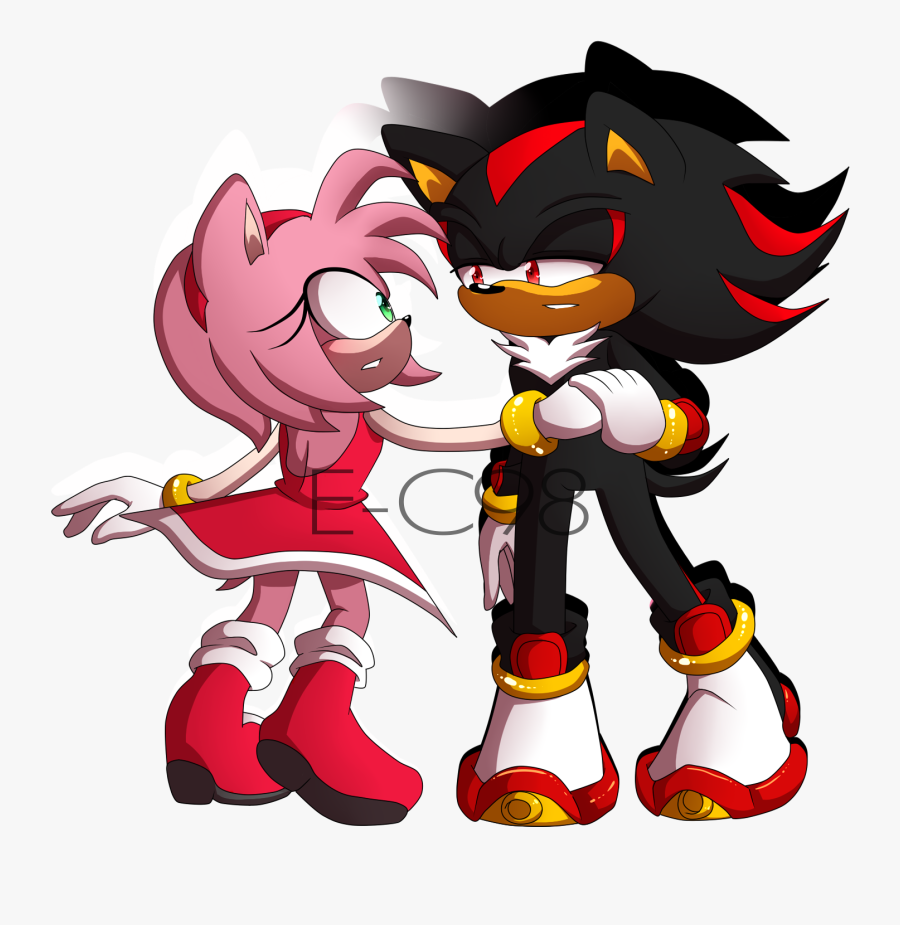 Amy Rose Shadow The Hedgehog Tails Sonic The Hedgehog - Shadow Y Amy Rose, Transparent Clipart