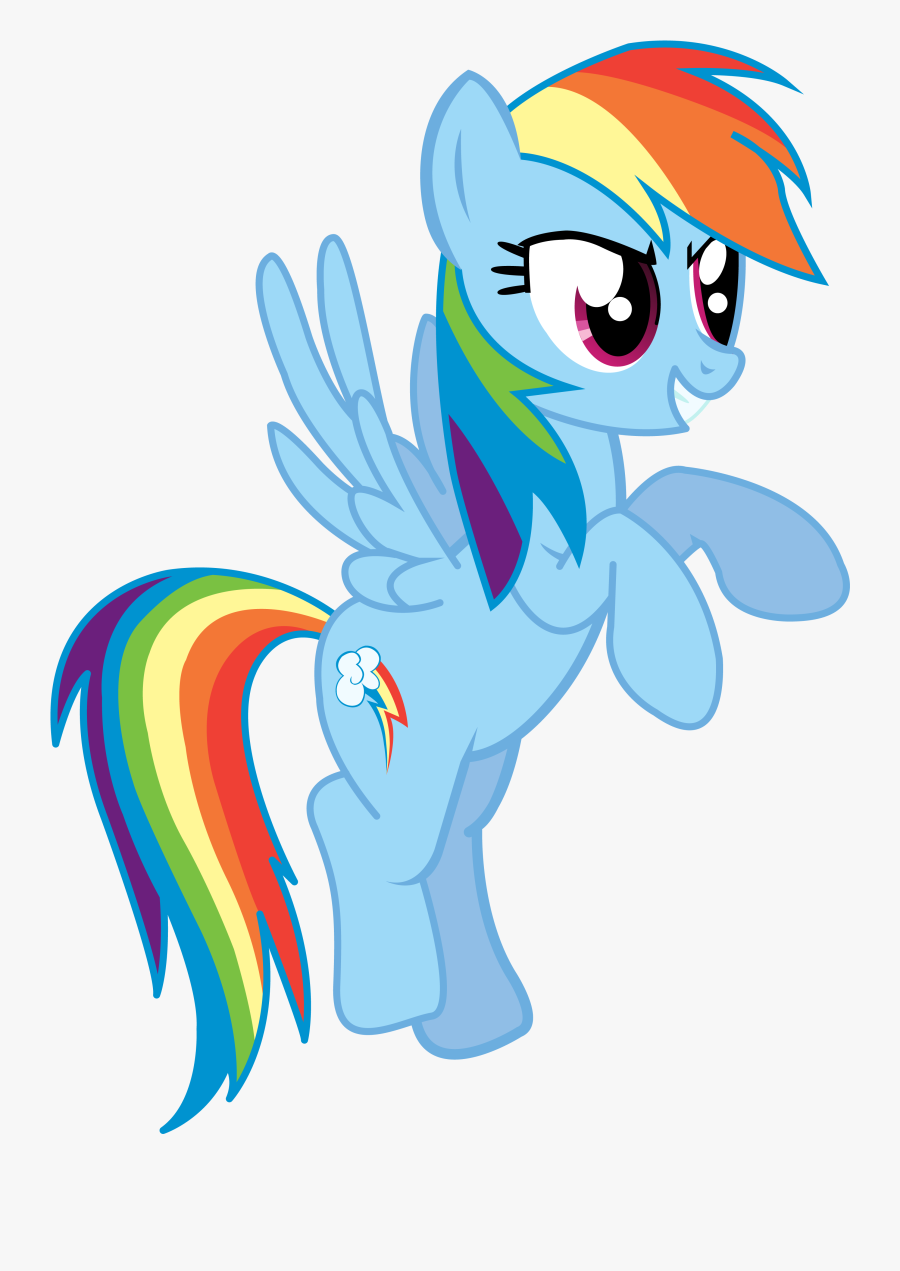Rainbow Dash Thinks She"s Really Overdoing It - Colour Is Rainbow Dash, Transparent Clipart