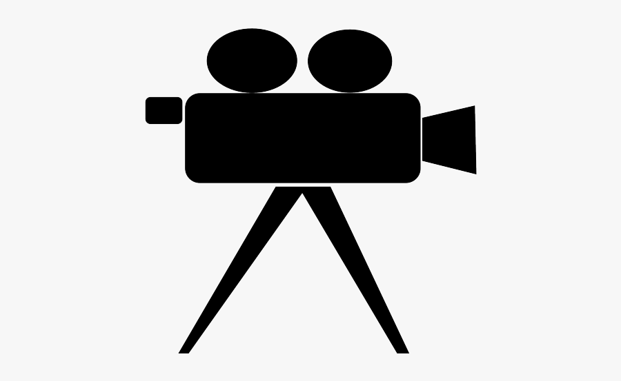 Video Camera Clipart Black And White, Transparent Clipart