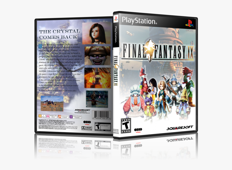 Final Fantasy Ix Box Art Cover - Final Fantasy 9, Transparent Clipart