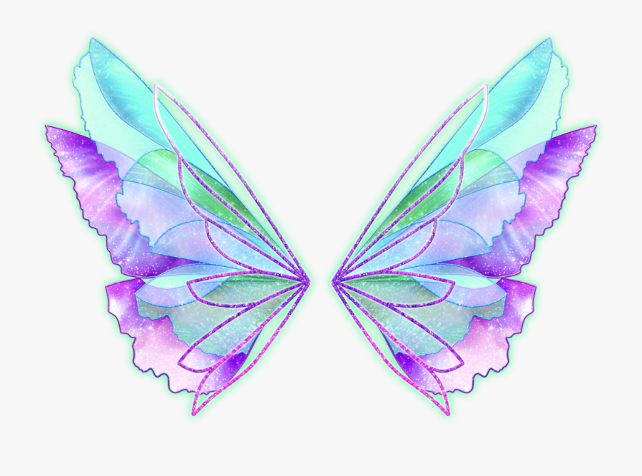 #wings #fairy #fairies #fairywings #cute #kawaii #aqua, Transparent Clipart