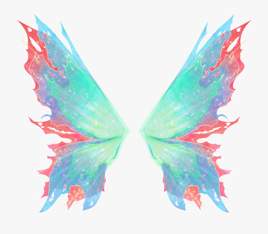 Realistic Fairy Wings Png - Winx Club Mythix Wings, Transparent Clipart