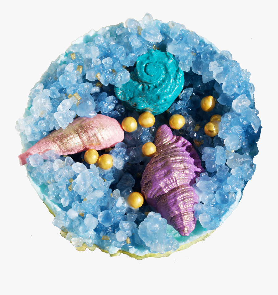 Bath Bomb ~ Mermaid Treasure Celestite - Dessert, Transparent Clipart