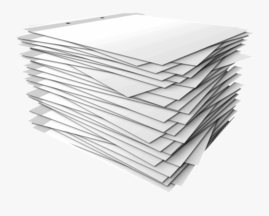 Paper Clipart Paper Pile - Stack Of Papers Png, Transparent Clipart