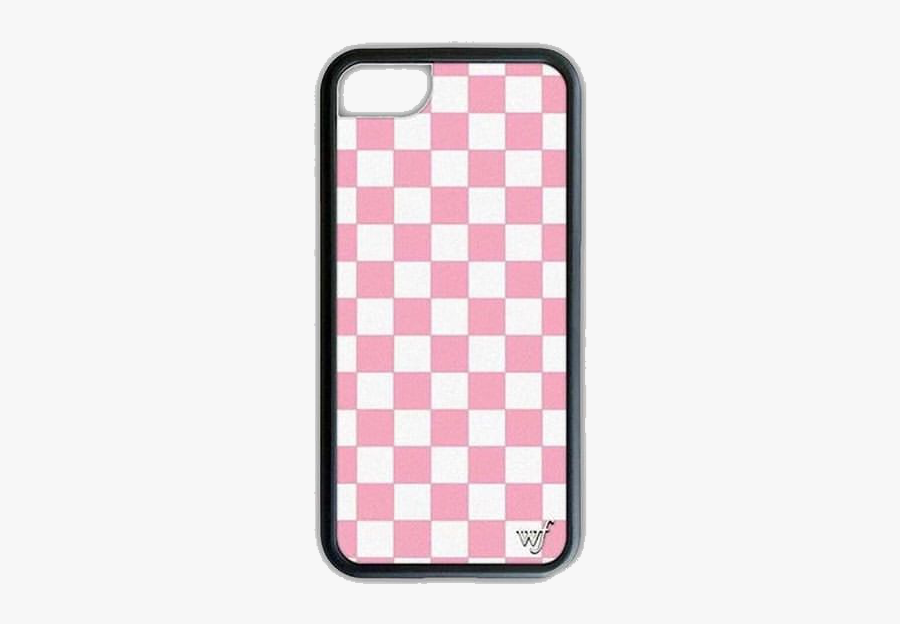 Pink Checkered Phone Case, Transparent Clipart