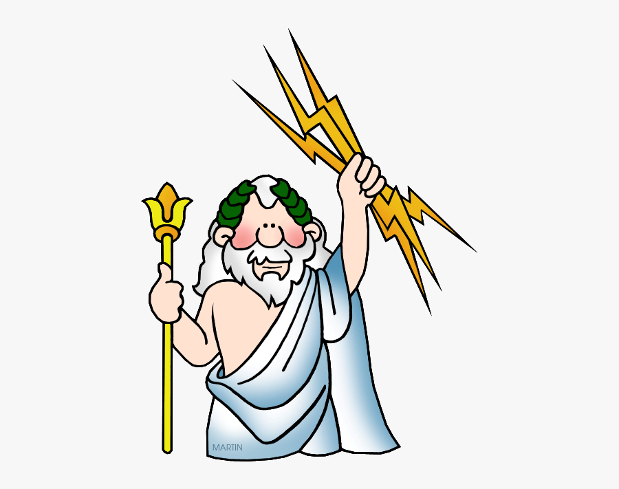Zeus / Jupiter - Cartoon Jupiter Roman God, Transparent Clipart