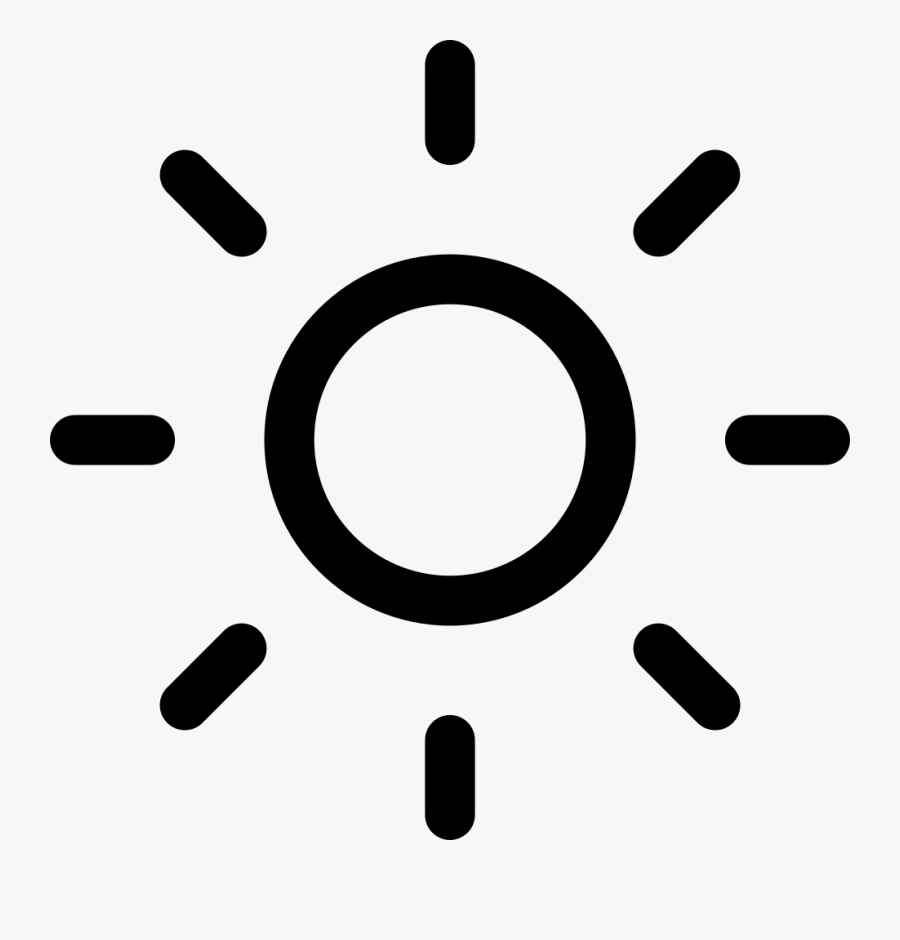 Primary Arms Scope Reticle , Png Download - Sun Icon Svg, Transparent Clipart