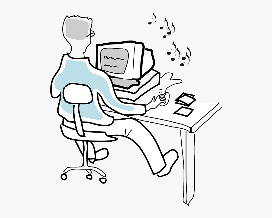 Birthday Card For Computer Guy, Transparent Clipart