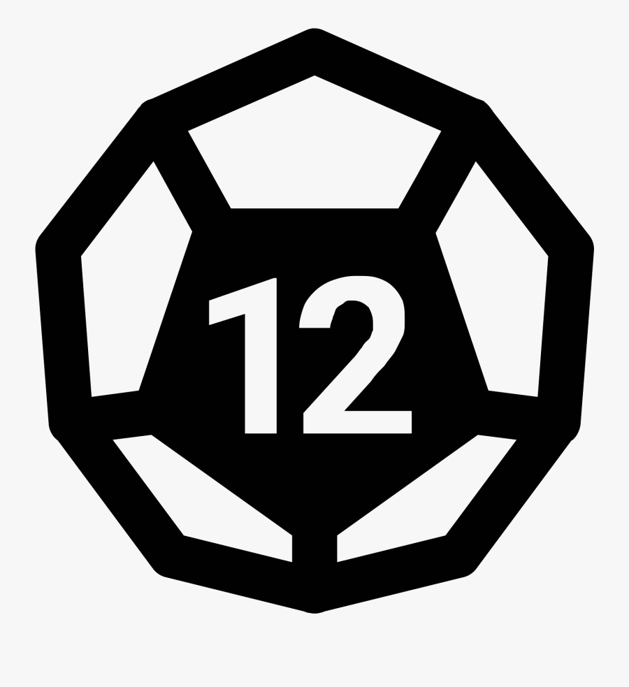 Dodecahedron Icon Free, Transparent Clipart