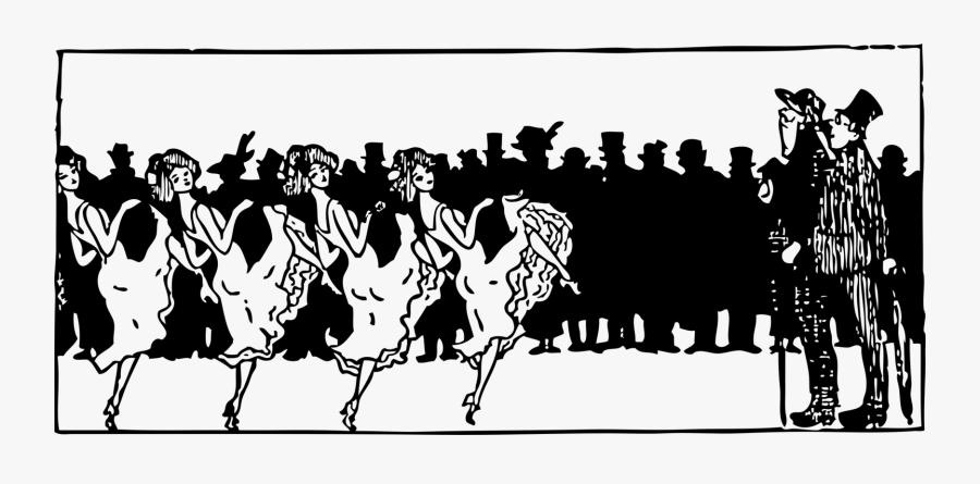 Human - Can Can Dancers, Transparent Clipart