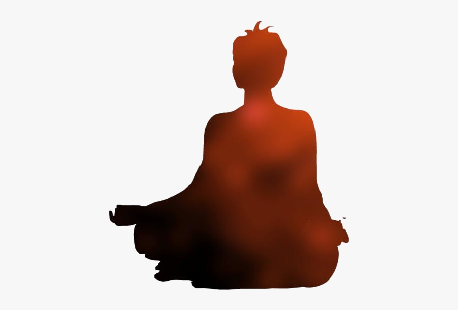 Yoga Asanas Png Transparent Images - Meditation Silhouette Transparent, Transparent Clipart