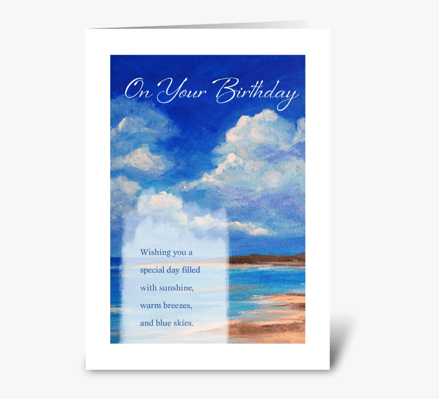 Clip Art Blue Skies Images - Poster, Transparent Clipart