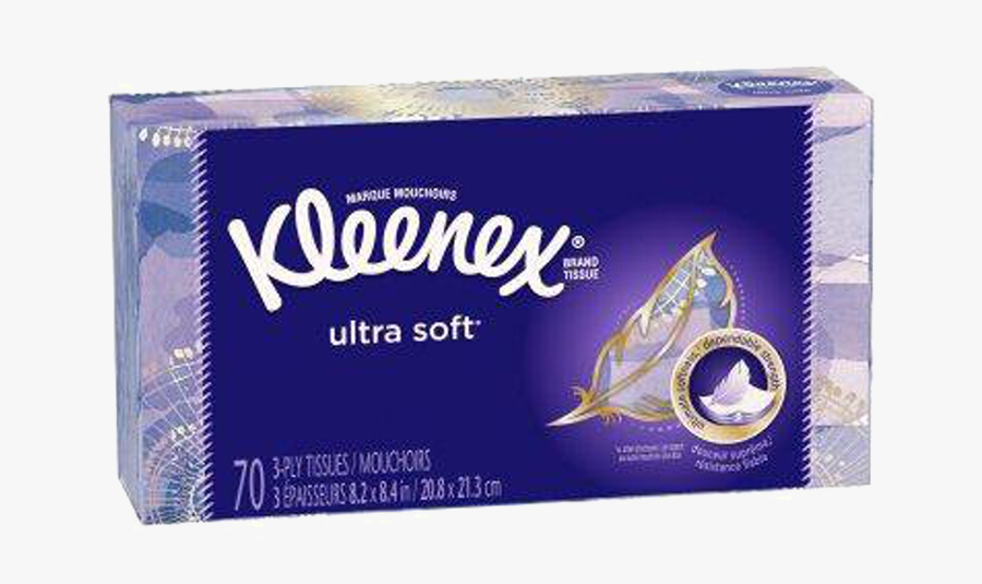 Transparent Tissue Box Png - Kleenex Ultra Soft, Transparent Clipart
