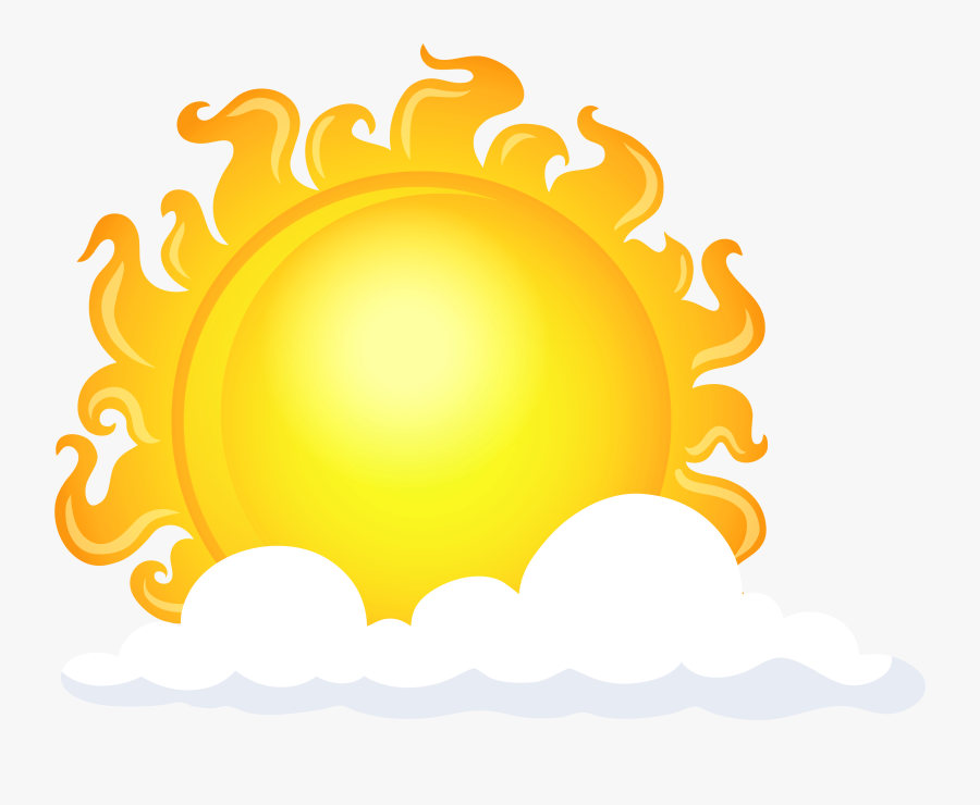 Transparent Cloud Smash 4 Png - Nuvem Sol Em Png, Transparent Clipart