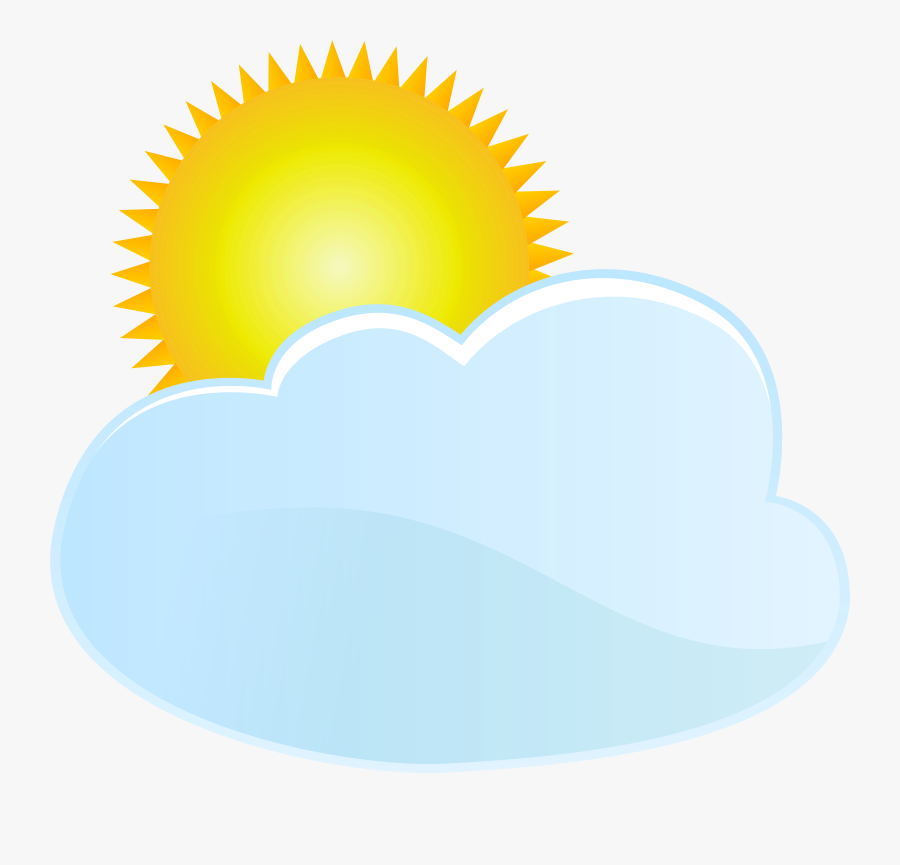 Cloud And Sun Weather Icon Png Clip Art, Transparent Clipart