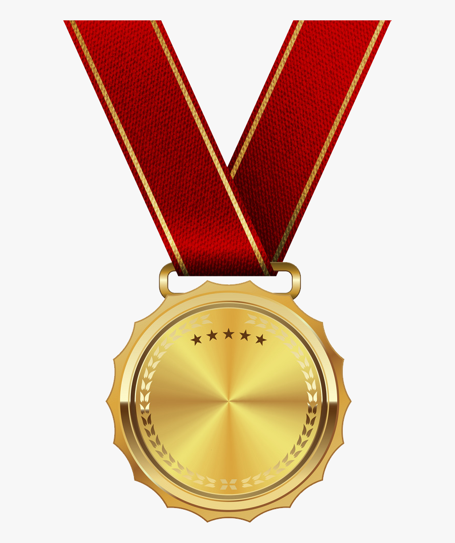 Gold Medal Png - Gold Medal Ribbon Png, Transparent Clipart