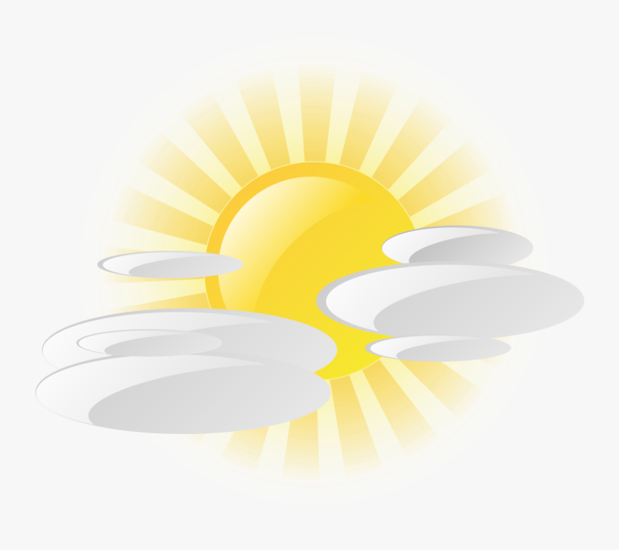 Clouds Clipart Sunshine - Circle, Transparent Clipart
