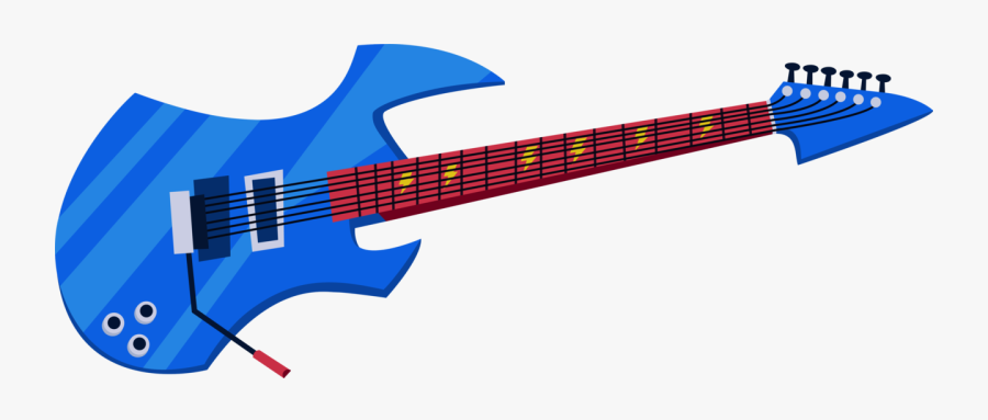 Transparent Rainbow Clipart Png - Mlp Eg Rainbow Dash Guitar, Transparent Clipart