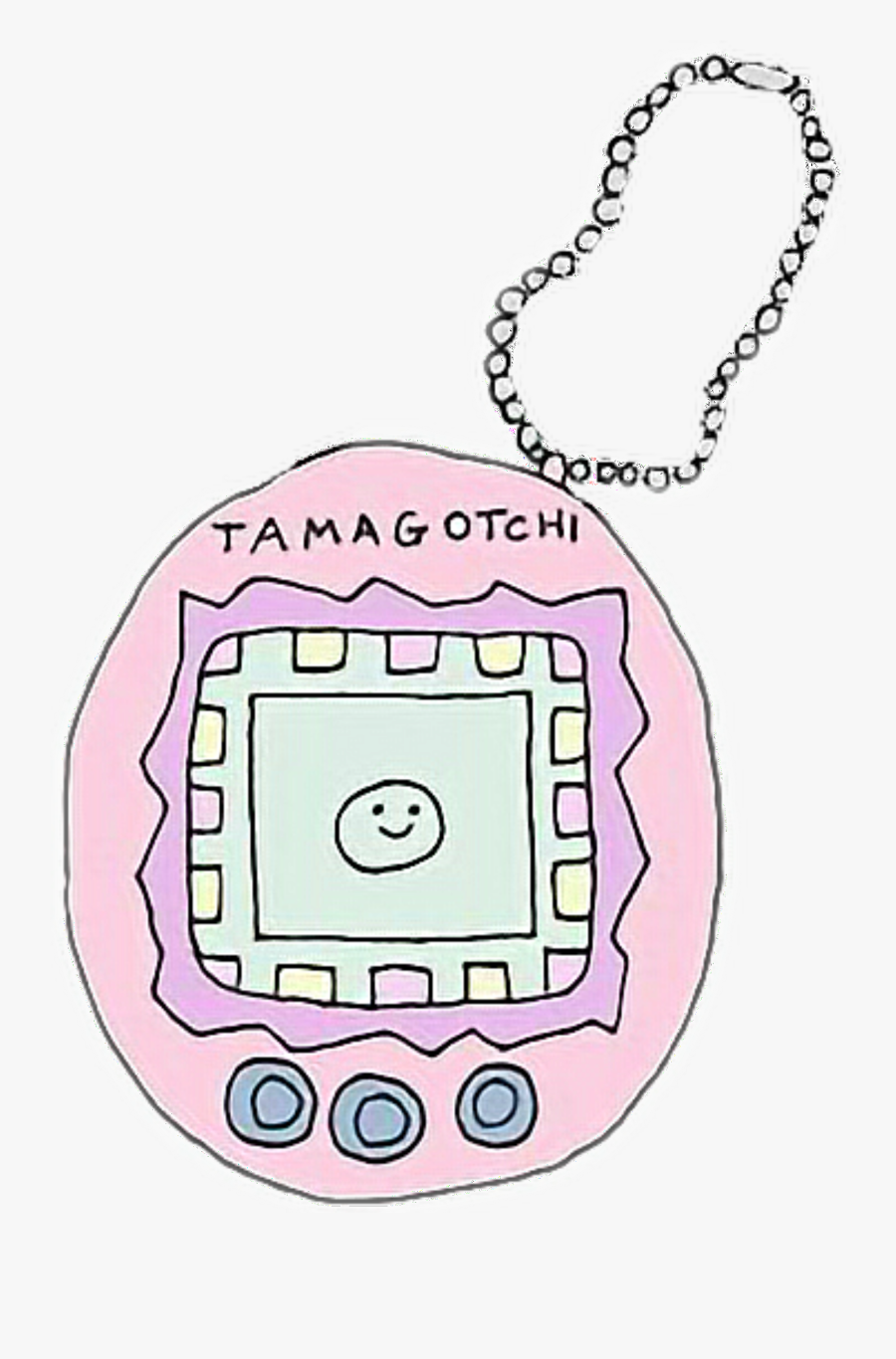 #tamagotchi #90s - Transparent Pastel Pink Gifs, Transparent Clipart