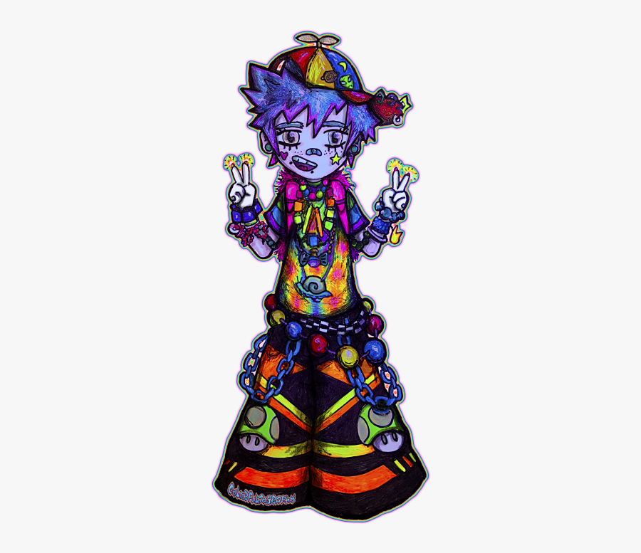 Clip Art 90s Rave Pants - Rave Phat Pants, Transparent Clipart