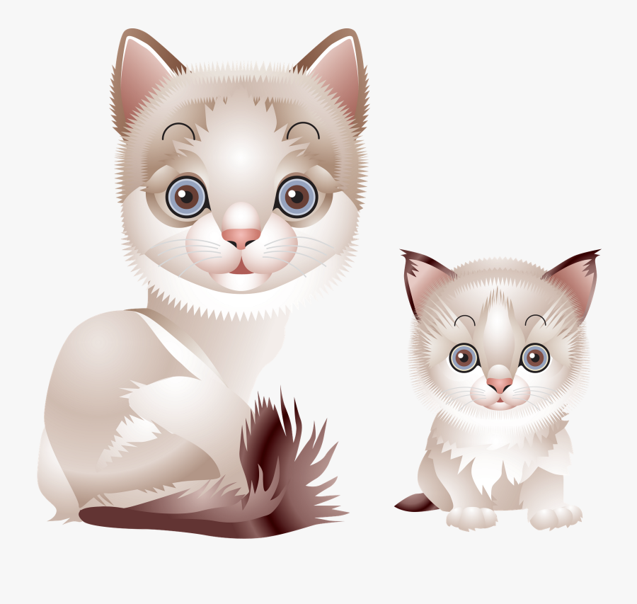 Persian Cat Clipart Rag Doll - Cat Vector, Transparent Clipart