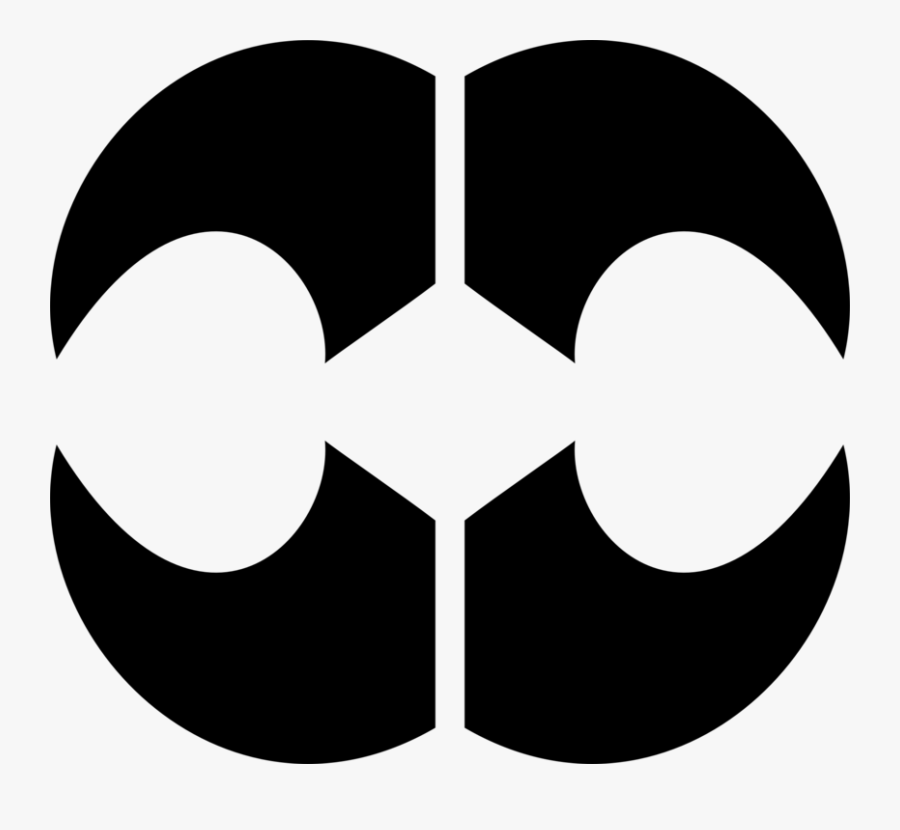 Symmetry,area,monochrome Photography - 八街 市 市 章, Transparent Clipart