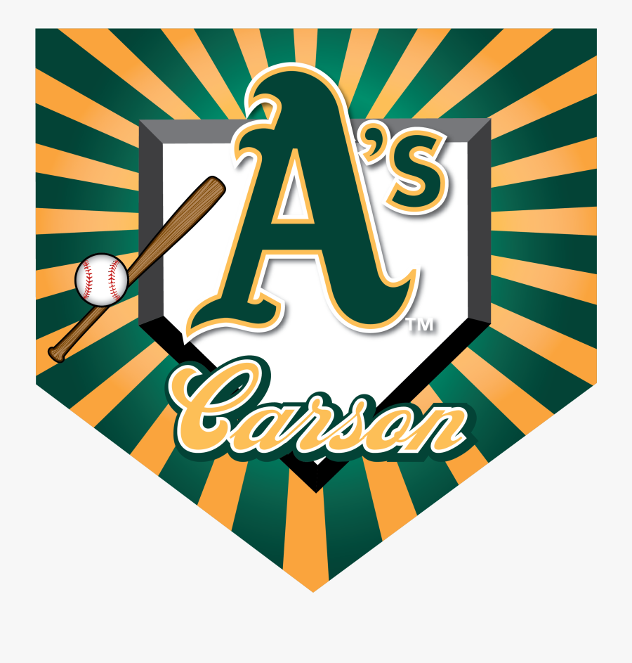 A"s Home Plate Individual Team Pennant - Oakland Athletics Logo, Transparent Clipart