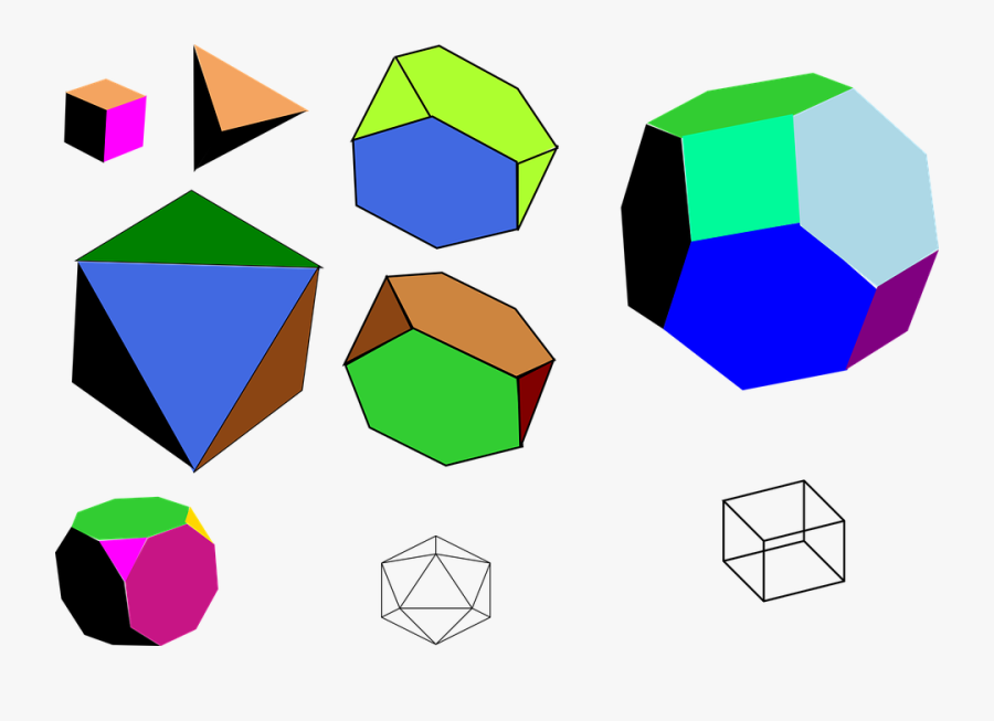 Free Clip Art "solids1 - Geometry Of Solid, Transparent Clipart