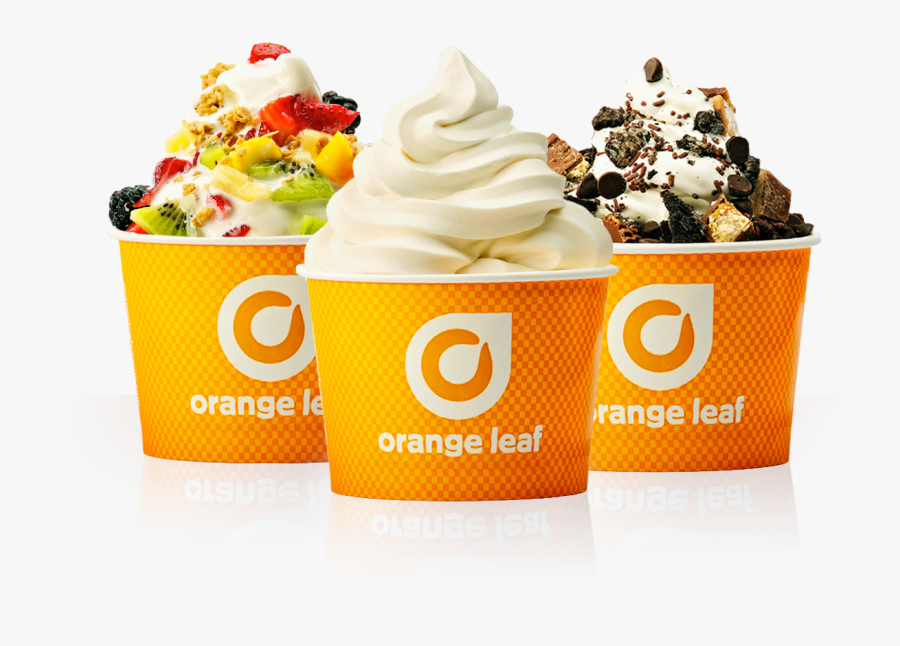 Orange Leaf Franchising Frozen - Orange Leaf, Transparent Clipart