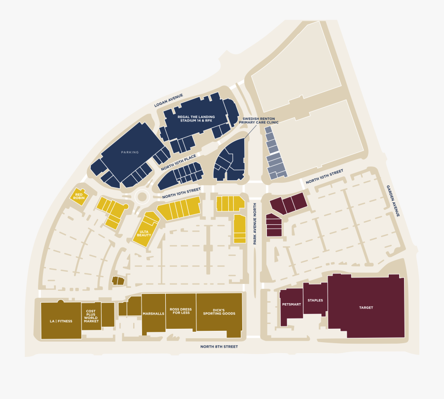 Renton Landing Map, Transparent Clipart