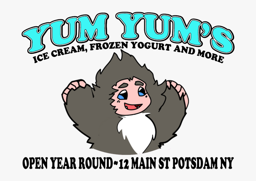 Yum Yum"s Ice Cream, Frozen Yogurt And More - Cartoon, Transparent Clipart