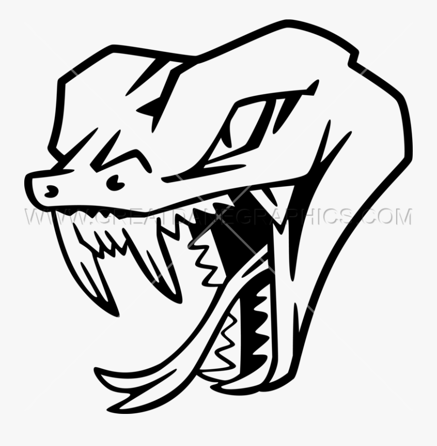 Transparent Rattlesnake Png - Snake Head Drawing Png, Transparent Clipart