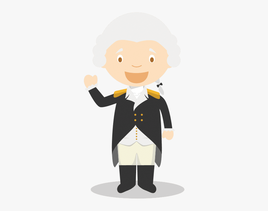 George Washington Cartoon Character, Transparent Clipart