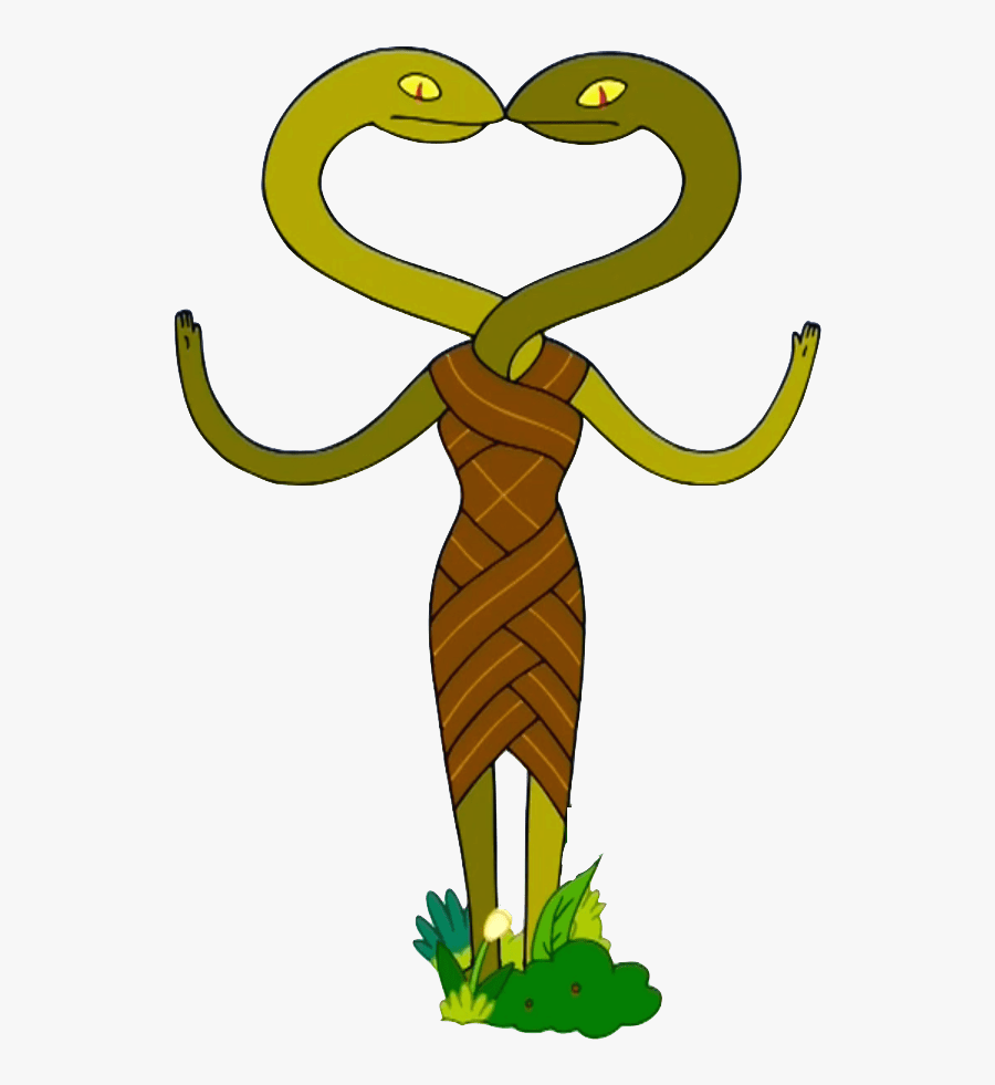 Adventure Time Life Snake Heads - Life From Adventure Time, Transparent Clipart