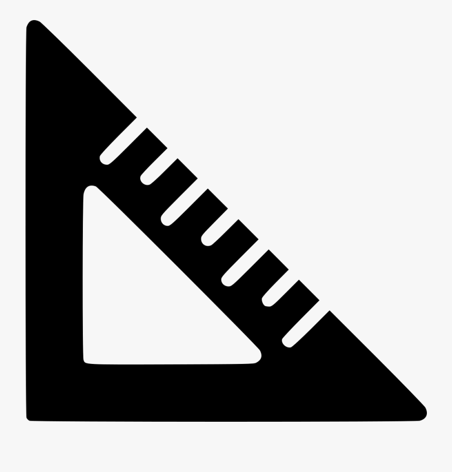 Transparent Measure Png - Set Square Icon, Transparent Clipart