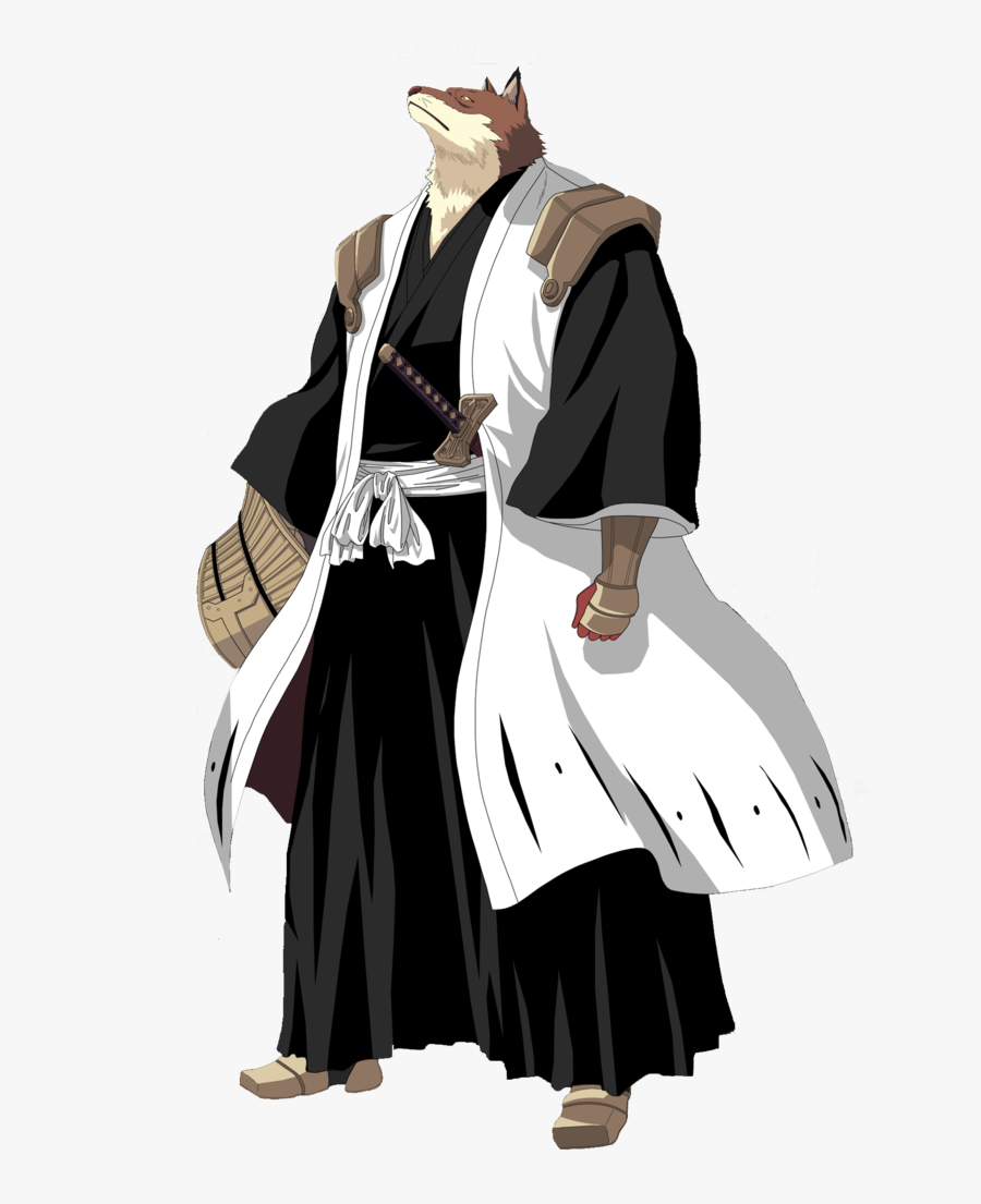 Clip Art Sajin Komamura Heroes Wiki - Bleach Anime Komamura Sajin, Transparent Clipart