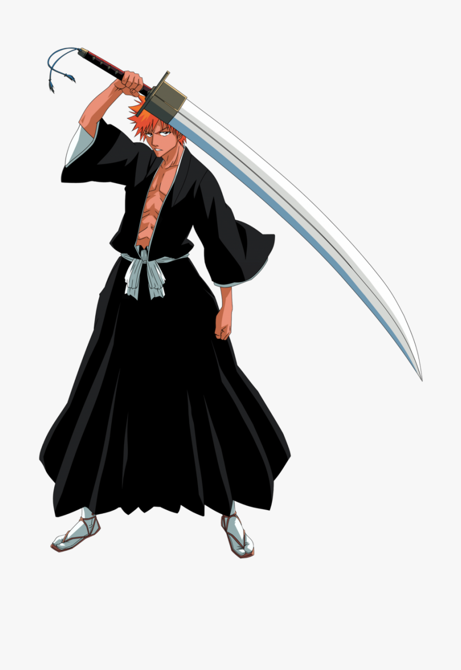 Transparent Bleach Clipart - Ichigo Kurosaki First Zanpakuto, Transparent Clipart