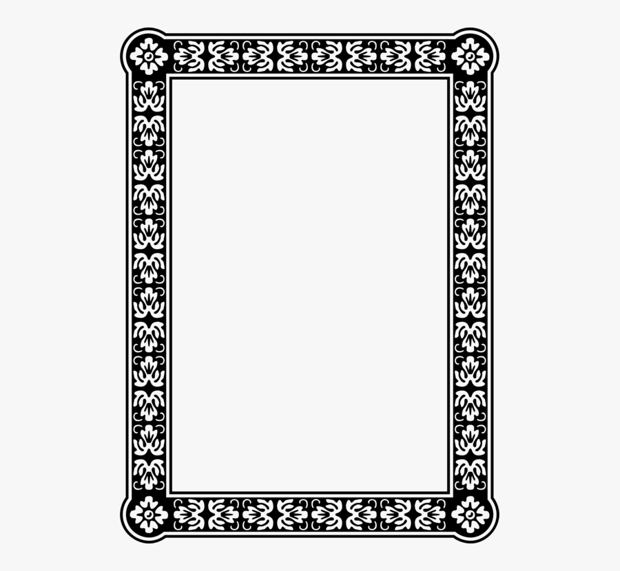 Picture Frame,square,area - Polka Dot Border, Transparent Clipart