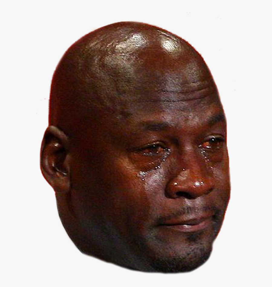 Clip Art Michael Jordan Crying Png - Crying Jordan Meme, Transparent Clipart